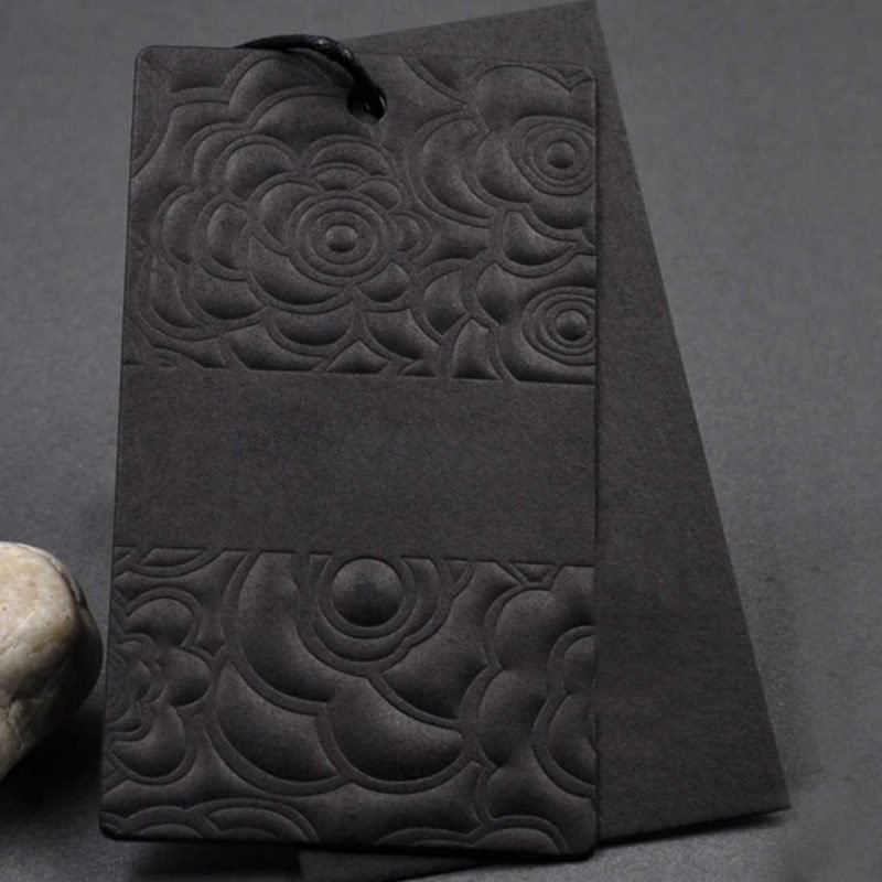 Full Embossed Card Tag